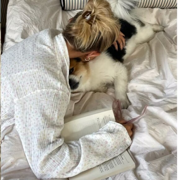 Djerf Avenue Muslin Shirt Summer Field - Picture 2 of 3